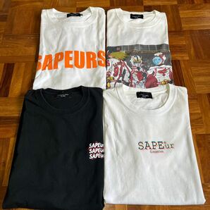 SAPEur サプール Tシャツ XXL 4枚まとめて 古着の画像1