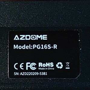 定番商品 アマゾン16800円 AZDOME PG16S-R ドライブレコーダー ミラー形 バックカメラ付き 高精細 の画像3