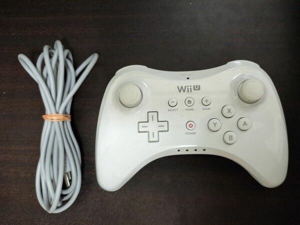 Wii U PROコントローラー shiro Nintendo 任天堂 WiiU プロコン