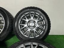 美品【管理番号 243-100】 ヴェルサンディ 14インチ 5.5J +38 PCD100-4H 165/65R14 ナンカン スタッドレス エブリー ソリオ 等_画像3