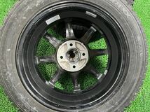 【管理番号 243-55】 MID ユーロスピード 14×4.5J インセット45 PCD100-4H 155/65R14 ダンロップ スタッドレス タント ウェイク 等_画像9