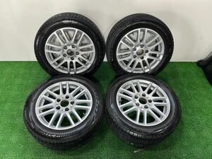 【管理番号244-77】 HAWNER DESIGN W07 16×7J インセット40 PCD120-5H 205/55R16 ブリジストン スタッドレス BMW セダン等