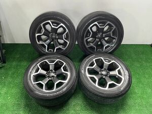 【管理番号 243-36】 スバル XV 純正 17×7J +48 PCD100-5H 225/55R17 YOKOHAMA アルファード セルシオ アテンザ フォレスター 等