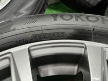 【管理番号 243-117】 ミルアス 14×5.5J +38 PCD 100-4H 185/70R14 YOKOHAMA スタッドレス 2022年製 アリオン アコード プレミオ 等_画像7