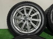 【管理番号 243-103】 ミルアス 14×5.5J +38 PCD 100-4H 165/65R14 YOKOHAMA ice GURD iG70 スタッドレス 2022年 インサイト ソリオ 等_画像2