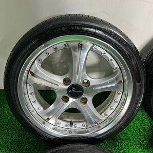 1円スタート 【管理番号242-34】SSR ヴィエナ クラージェ 15インチ 6JJ +38 PCD100 4穴 165/50R15 ワゴンR エブリィ ムーヴ ミラ等の画像5