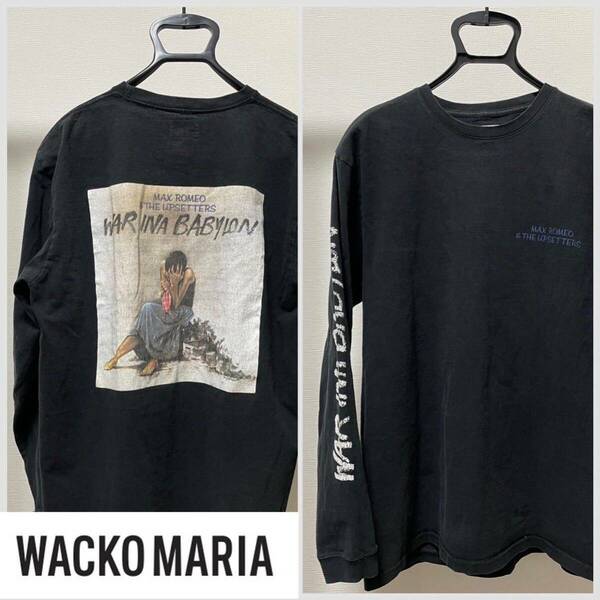 WACKO MARIA ワコマリア 19ss WAR INA BABYLON L/S TEE BLACK