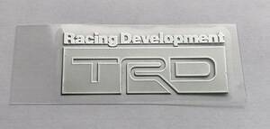 新着限定品　簡単に貼り付けできる　 Racing Development TRD ロゴマーク　アルミ　ステッカーB