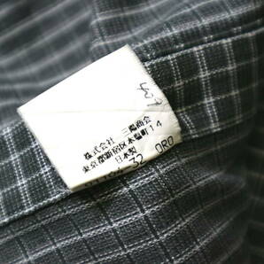 訳あり（着用感）/良好！◆日本製 Burberrys バーバリー 綿100地 格子柄シャツ◆MAサイズ（身長164-166センチ位）の画像10