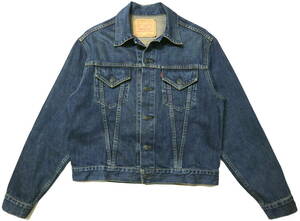 かなり良好！◆’97年 香港製 Levi's リーバイス 71557-02 デニムジャケット◆42/ゆったりL-LLサイズ相当（身長178-180センチ位）