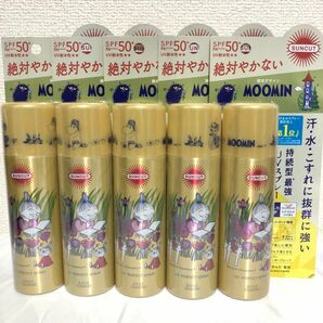 新品 限定ムーミンデザイン サンカット パーフェクトUV スプレー N 日焼け止めスプレー 60g 5本