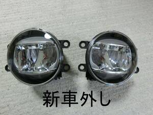 即決　新車外し　トヨタ　純正　LED フォグランプ　左右セット　KOITO 48-150 RAV4 プラド 　ヴォクシー　アルファード　等　70311