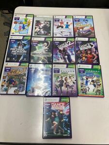 * xbox 360 game soft Dance central sport season KINECT Disney Land adventure z etc. set sale 13 point 