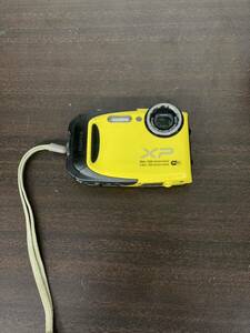 ★ FUJIFILM 防水対応 デジタルカメラ XP70 FinePix ファインピクス デジカメ フジフィルム 富士フイルム 黄色 イエロー 通電確認済み