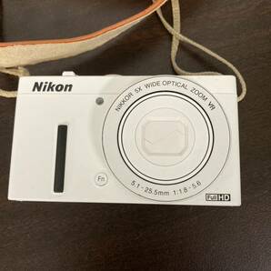 ★ ジャンク Nikon COOLPIX P340 コンパクトデジタルカメラ ホワイト デジカメ ニコンの画像2