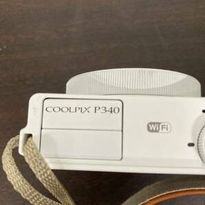 ★ ジャンク Nikon COOLPIX P340 コンパクトデジタルカメラ ホワイト デジカメ ニコンの画像4