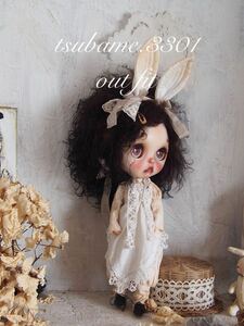 tsubame.3301 Blythe outfit アンティークレースたっぷりの春のコーディネート