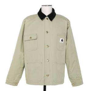定価出品 sacai × Carhartt WIP Reversible Duck Jacket GRAY/GREEN 3 (新作サカイCarharttリバーシブルジャケットの画像6
