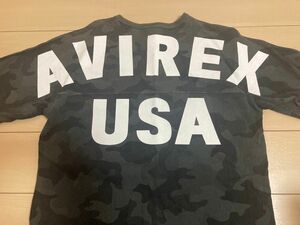 アヴィレックス　AVIREX アーチロゴ半袖tシャツ カットソー　サイズＬ