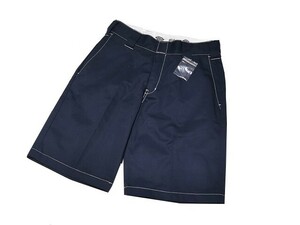 【新品】DICKIES ハーフパンツ【32/LL/XL】ウエスト89 紺/ネイビー◆ディッキーズ タンパン 短パン ショートパンツ 半ズボン 男性用 メンズ