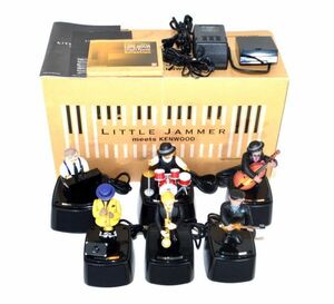 [ rare original box attached / doll 6 body ]BANDAI Bandai little jama-LITTLE JAMMER meets KENWOOD piano guitar drum double bass sax 