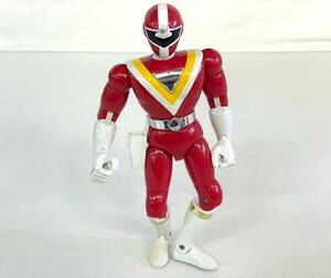 T356-K46-1117 BANDAI Bandai 1990 Chikyuu Sentai Fiveman fai хлеб телевизор утро Nitto . фигурка общая длина / примерно 20cm