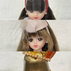 U411-O43-372 TAKARA タカラ リカちゃん キャッスル 着せ替え人形 5点セット 箱付き 人形 ドレス 女の子の画像3