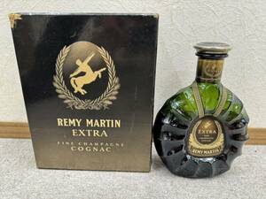 【DOM1986HK】1円～ 未開栓 液面低下 レミーマルタン エクストラ REMY MARTIN EXTRA Fine Champagne Cognac グリーンボトル 700ml 