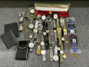【JV6633a】1円スタート 時計 おまとめ 計20点以上 QZ SEIKO CITIZEN RADO 腕時計 置時計 ベルト ケース メモ帳 ジャンク 保管品
