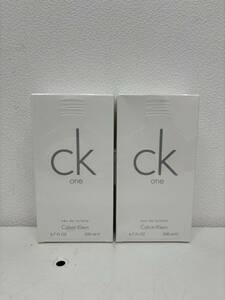 【BF-7958】【1円～】 CK カルバンクライン シーケーワン オードトワレ 200ml 未開封 2個 セット まとめ 香水 保管品 現状品