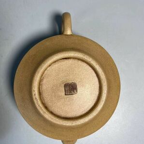 旧家蔵出 清朝期 陶磁器 白泥 紫泥 時代物 朱泥 茶壷 煎茶道具 中国宜興 紫砂 中国美術 中国茶器の画像7