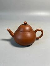 旧家蔵出 清朝期 朱泥 白泥 孟臣 紫泥 時代物 茶壷 煎茶道具 中国宜興 紫砂 中国美術 中国茶器 中国古玩_画像1