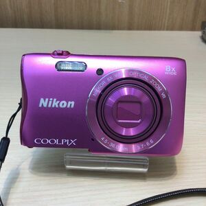 Nikon COOLPIX S3700 ニコン クールピクス コンパクトデジタルカメラ ピンク 撮影可能 ジャンク