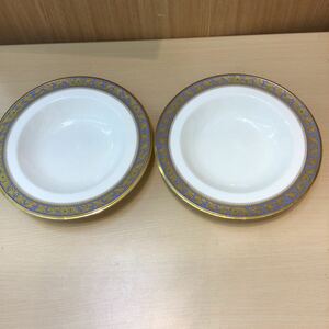 洋食器 Noritake ノリタケ 深皿 食器 22cm 高さ3.5cm 2枚セット