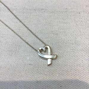 TIFFANY&Co. ティファニー パロマ・ピカソ ラビリング ハートネックレス シルバー SV925 レディース アクセサリー 重量約3.1g 40㎝