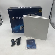 ☆ Playstation4 Pro CUH-7200B 1TB グレイシャーホワイト FW8.52 動作品 希少 FW9.00以下 本体 箱 付属_画像1