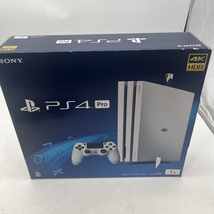 ☆ Playstation4 Pro CUH-7200B 1TB グレイシャーホワイト FW8.52 動作品 希少 FW9.00以下 本体 箱 付属_画像6