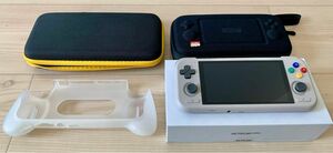 【超美品】Retroid Pocket 4 Pro スーファミカラー＋ケース2個＋SDカード＋4Pro専用グリップ　全てセット