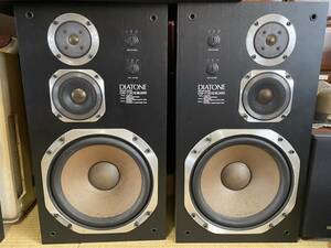 * sound kichi parent .. treasure?DIATONE DS-73DⅡ speaker left right set used ( exhibit writings . reference please.)*