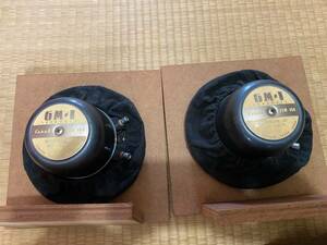 * sound kichi parent .. treasure? period thing!!Coral 6M-1 speaker body left right set used ( exhibit writings . reference please.)*