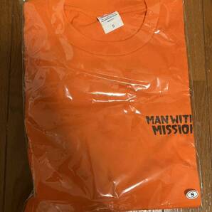 【新品未開封★おまけ付】 MAN WITH A MISSION マンウィズ FWAMロゴ Tシャツ トーキョータナカ Sサイズ オレンジ MWAM ジャンケン カミカゼの画像1