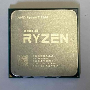 AMD Ryzen 5 2600 CPU 3.4GHz AM４ 動作確認済の画像1