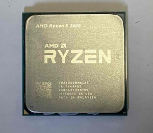 AMD Ryzen 5 2600 CPU 3.4GHz AM4 operation verification settled 