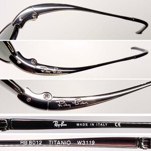 ■■ Ray-Ban/RB 8012・TITANIO・チタン/2005年前後モデル/未使用品 ・ 廃盤モデル/MADE IN ITALY/Ray-Ban ・ レイバン ■■の画像8