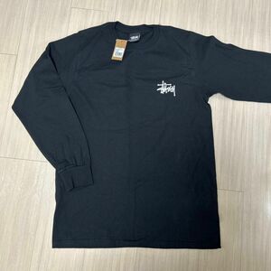 STUSSY ロンT ブラック