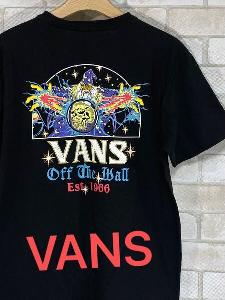 【VANS】バンス グラフィックプリント 半袖Tシャツ スカル ドクロ