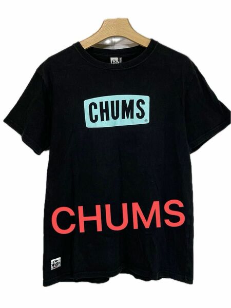 【CHUMS】チャムス　ボックスロゴ　半袖Tシャツ　カットソー