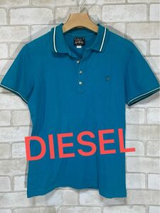 DIESEL ディーゼル　メタルDロゴ　半袖　ポロシャツ