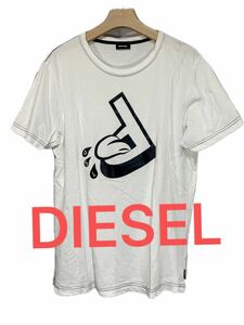 DIESEL ディーゼル　ロゴ　半袖Tシャツ　カットソー　サイズL