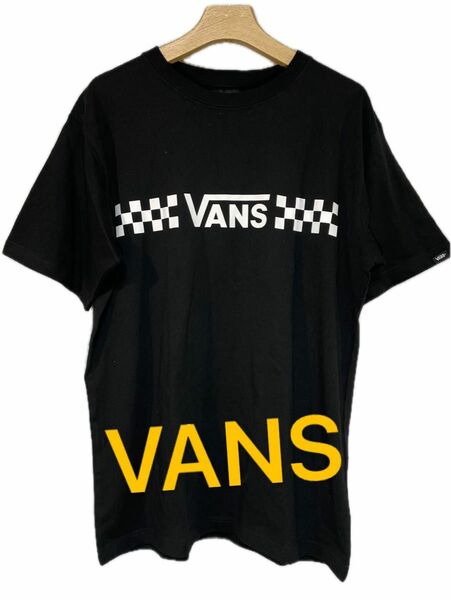【VANS】バンズ　チェッカーフラッグ　ロゴ　半袖Tシャツ　カットソー
